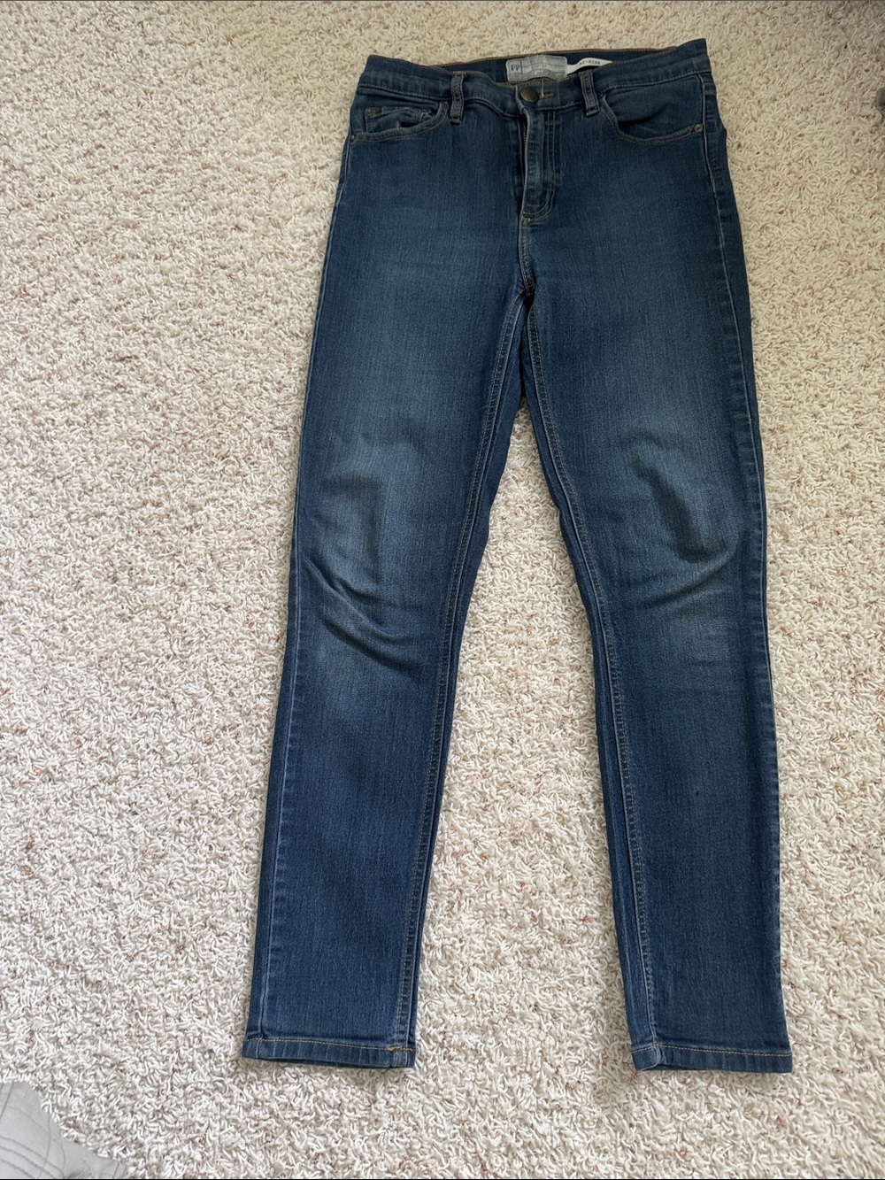 Free People Dark Indigo Skinny Jeans